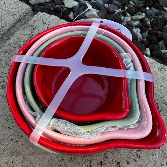 Tabletops unlimited ho ho ho Christmas measuring cups pinkmas pink pastel - Picture 7 of 11